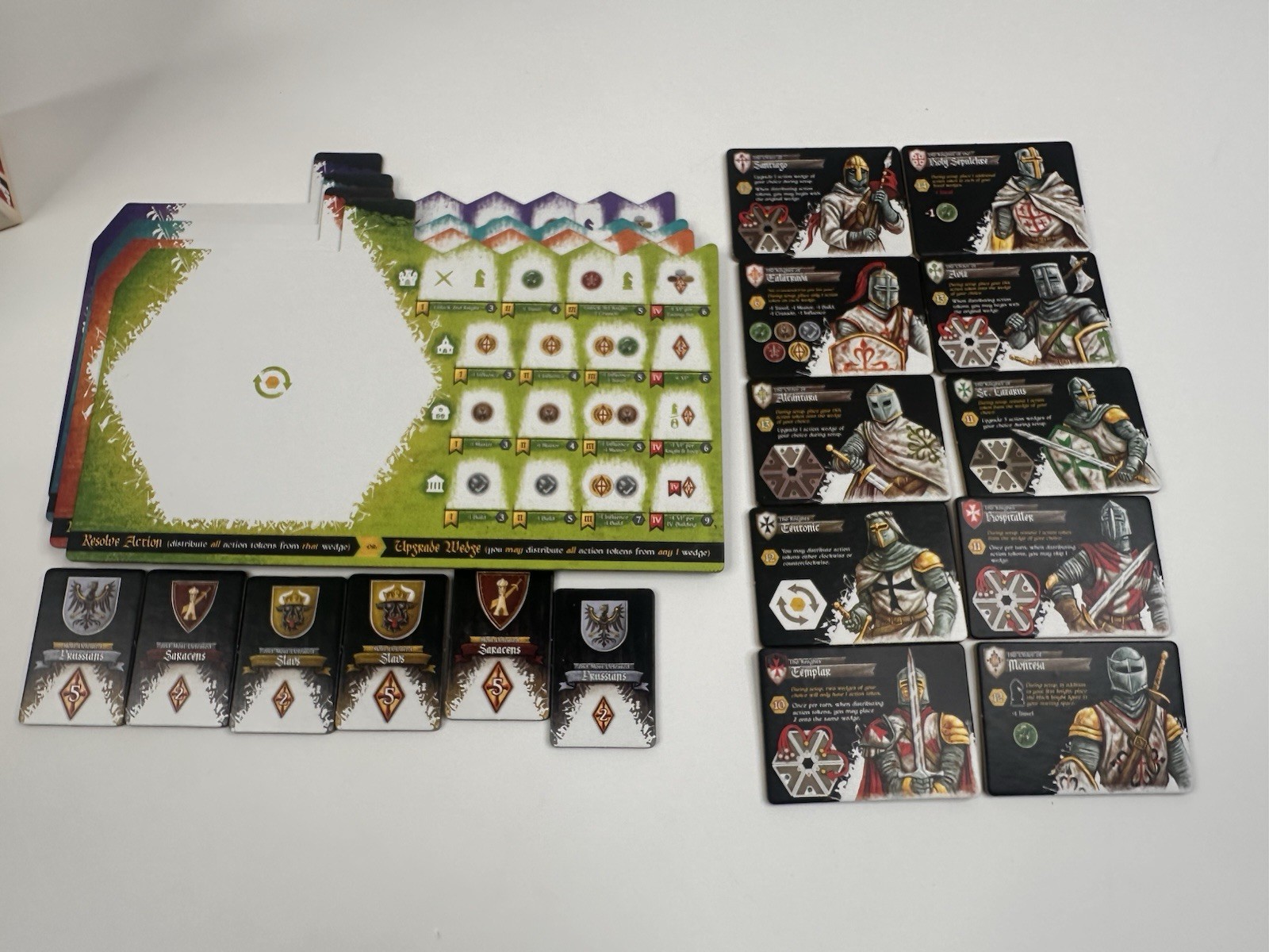 CRUSADERS THY WILL BE DONE BOARD GAME TASTY MINSTREL GAMES SETH JAFFEE 2017