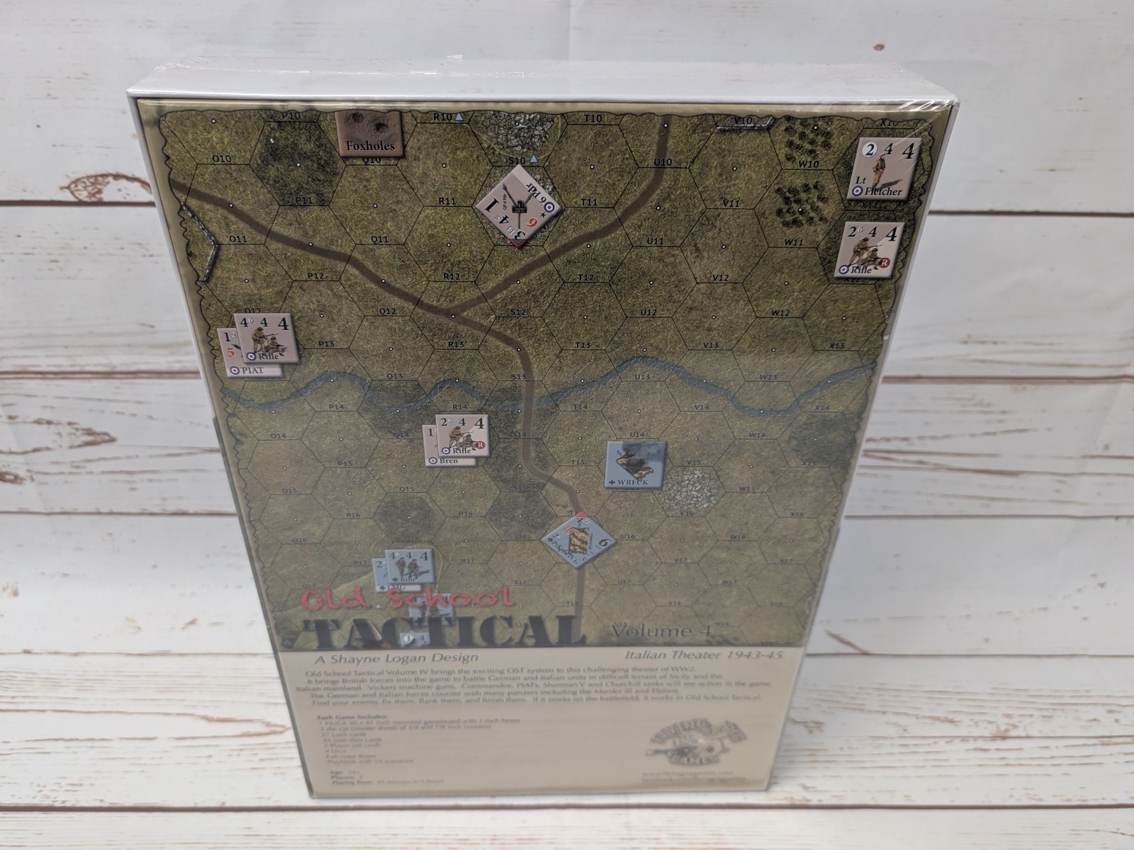 Old School Tactical Vol 4 Italian Theater Flying Pig Games NIS WWII Board Game