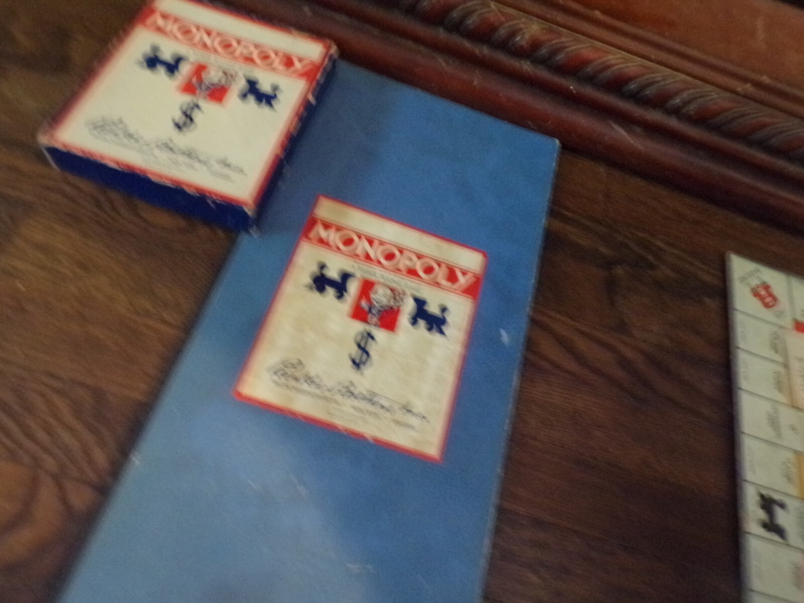 vintage 1935 Parker Brothers Trade Mark Edition Monopoly games