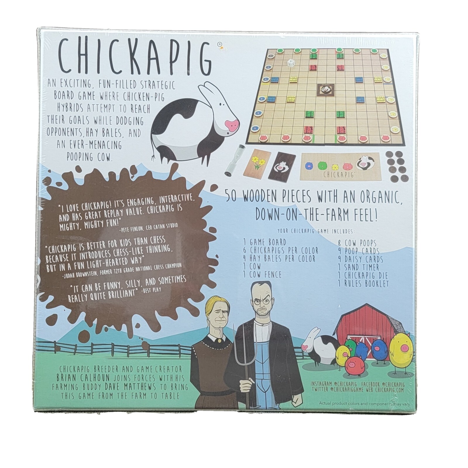 CHICKAPIG A Farm To Table Strategy Game Hybrid Animals Pooping Cow Fun Filled 8+