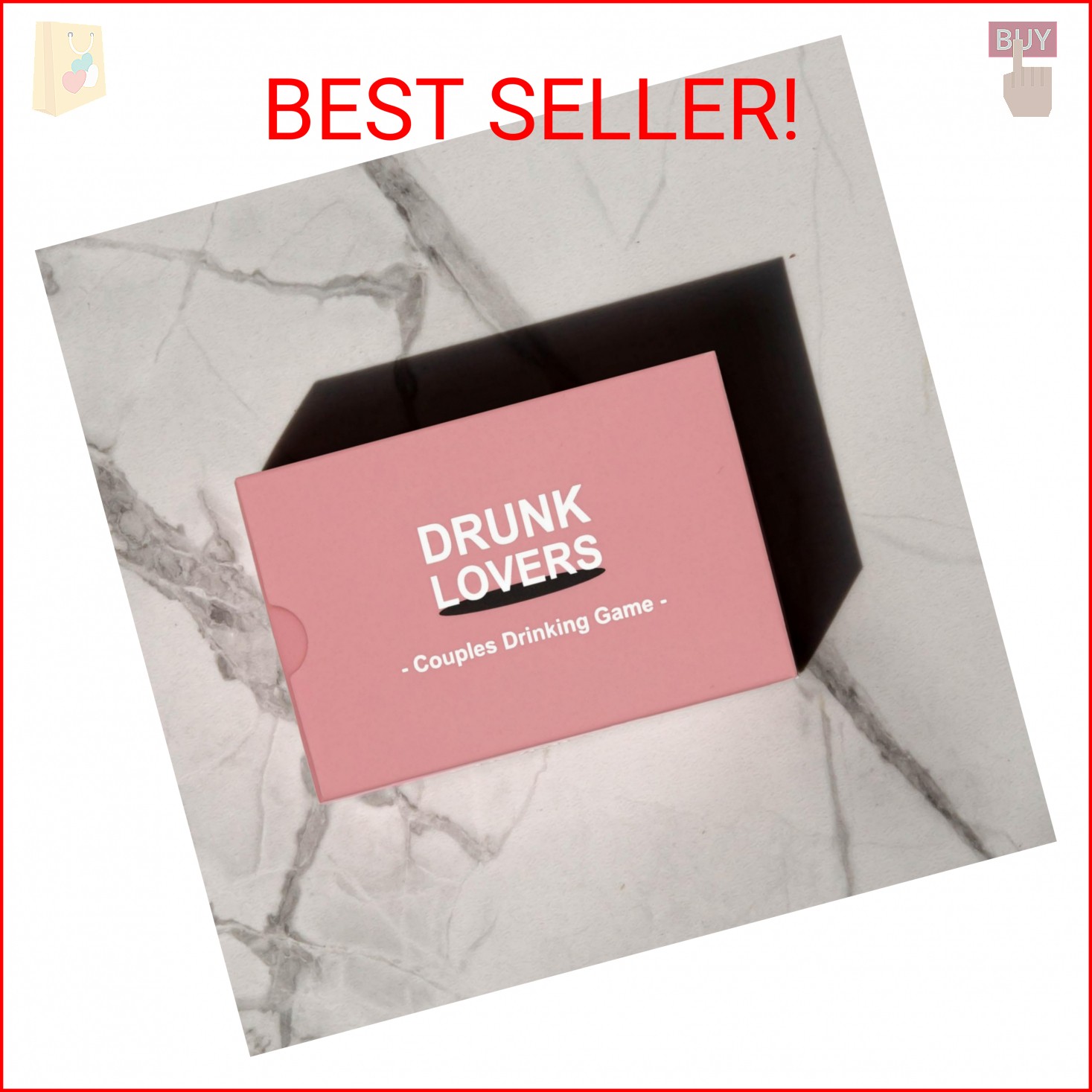 KAWAII KOI Drunk Lovers Couples Games for Adults, Couples Card Game for Date Nig