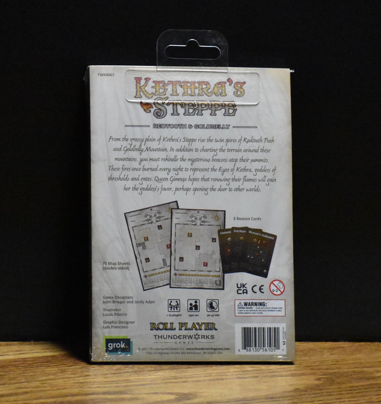 Thunderworks Games – Cartographers: Kethra’s Steppe: Redtooth & Goldbelly Pack 5