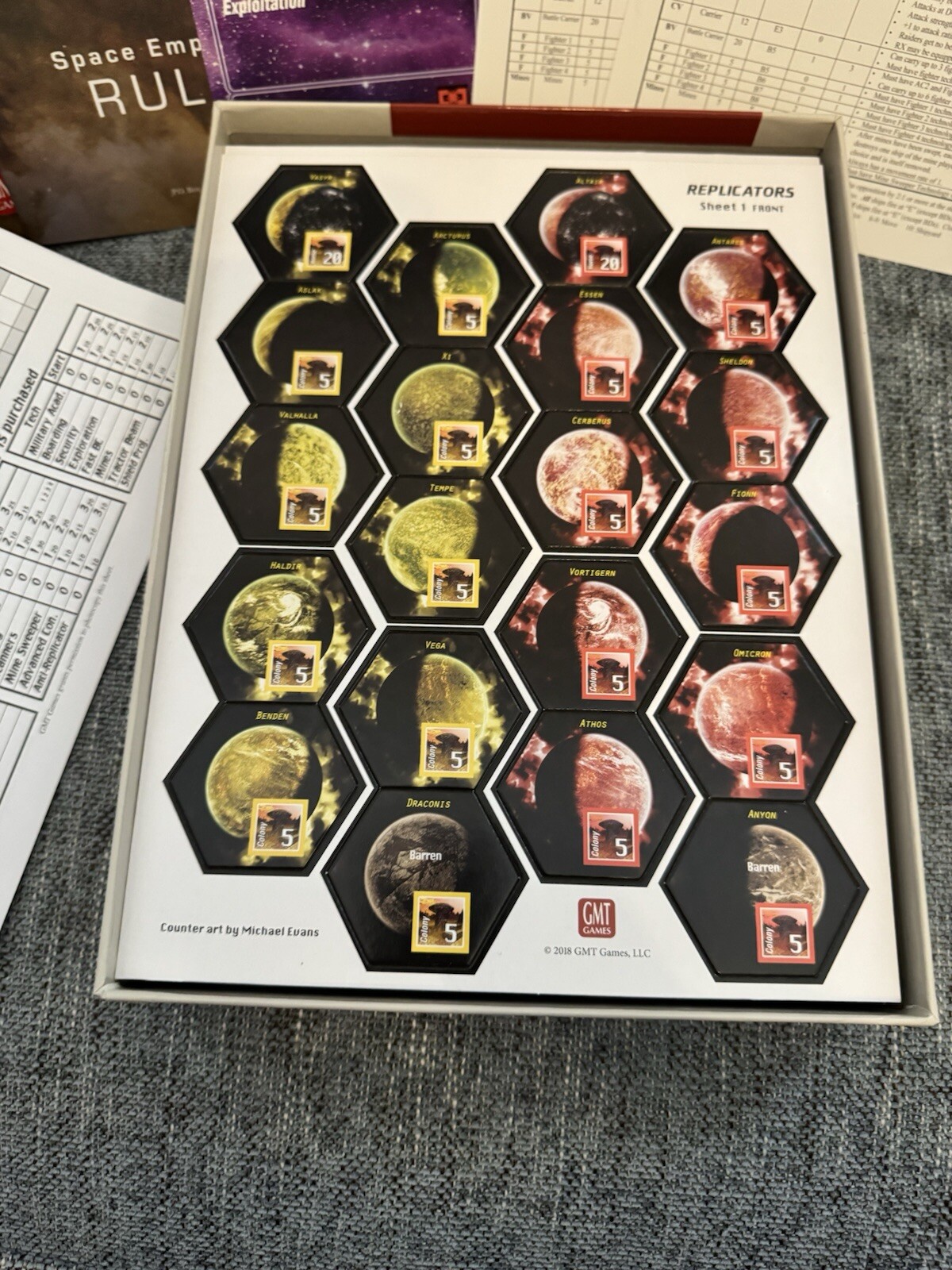 Space Empires: Replicators (open, unpunched) GMT Games GMT1717