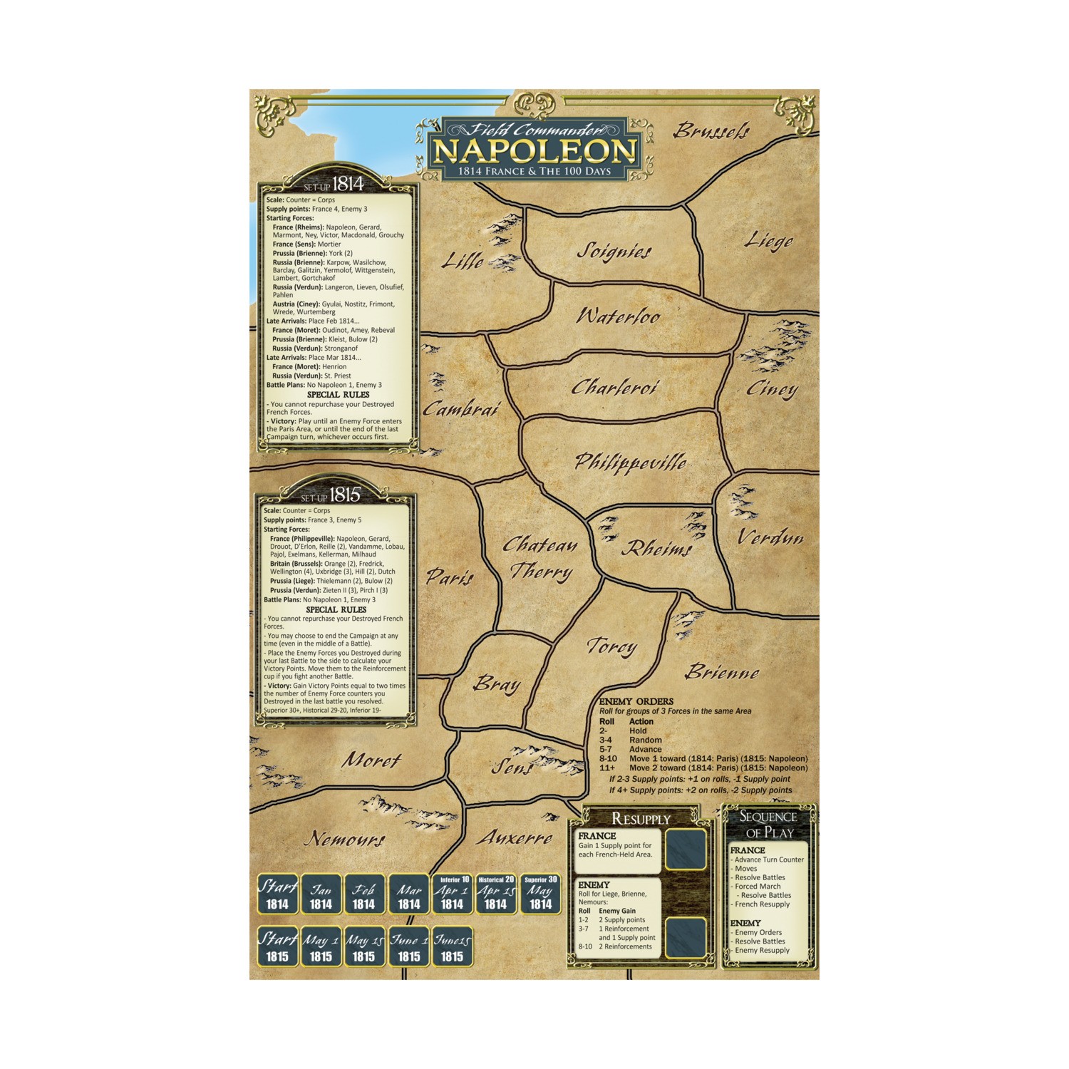 DVG War Game Field Commander – Napoleon (1st) Box Fair/NM