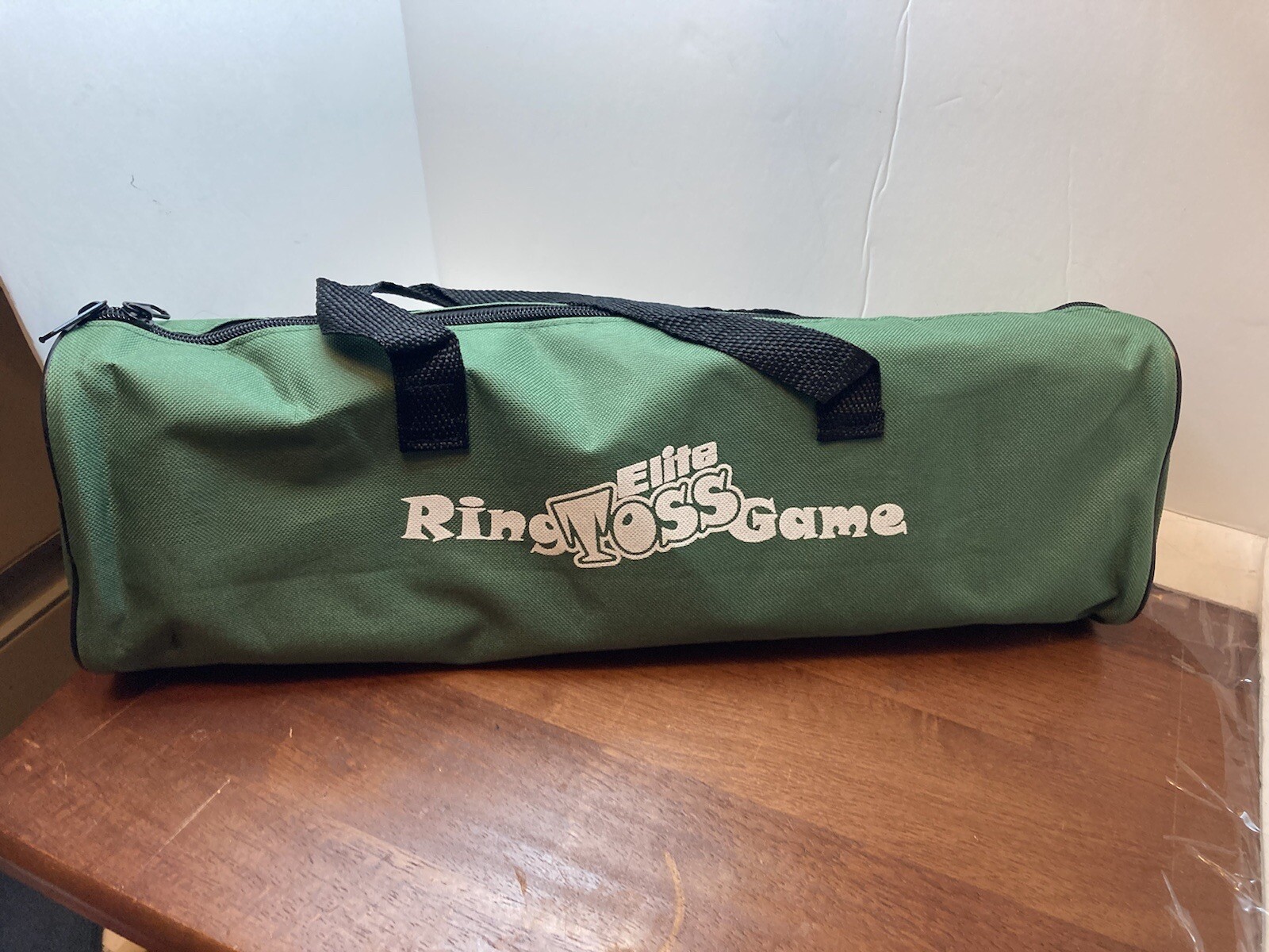 Elite Games Rope Ring Toss Yard Game Solid Wood
