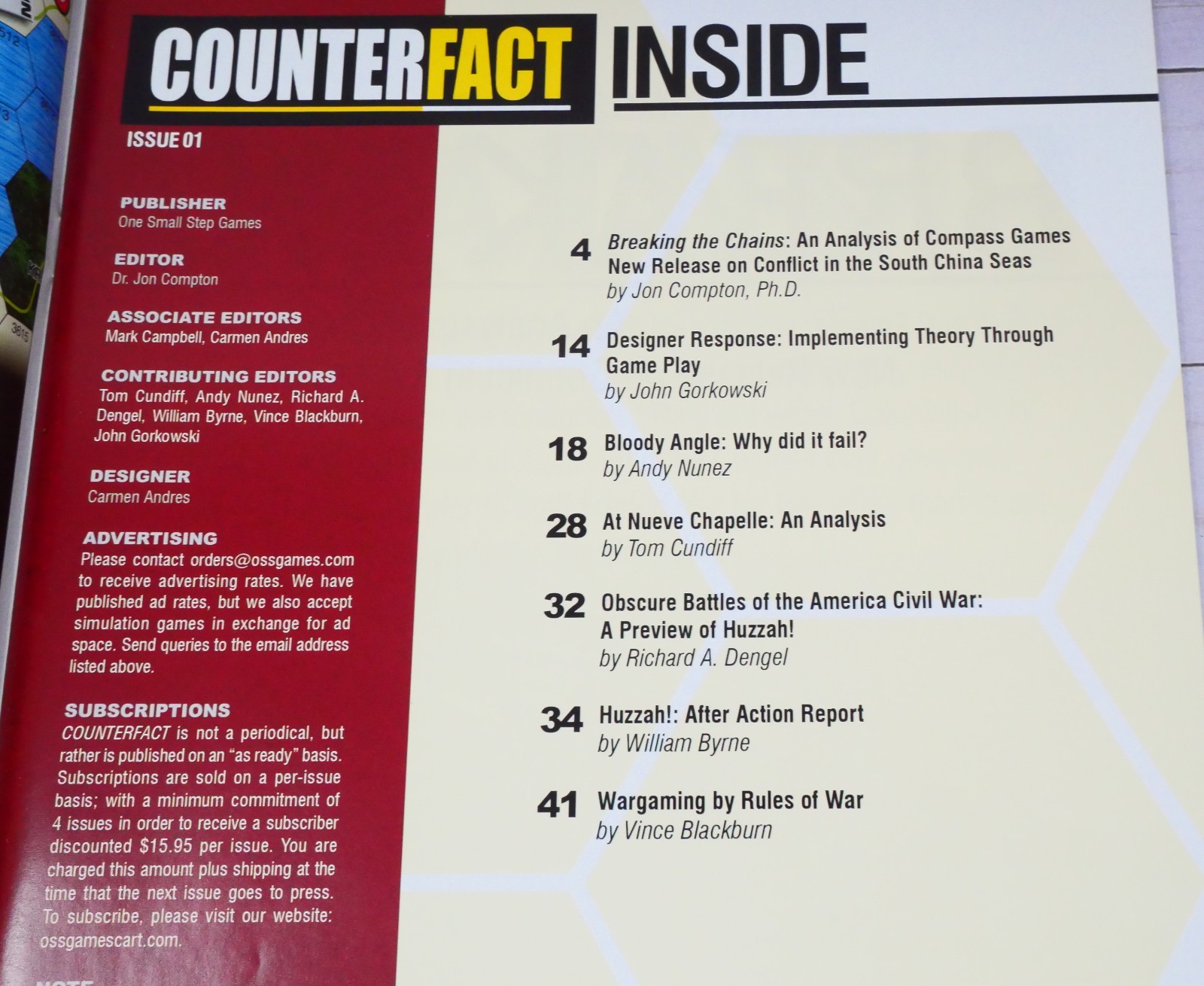 One Small Step Counterfact 1 Breaking the Chains, Mule Shoe Salient, Unpunched