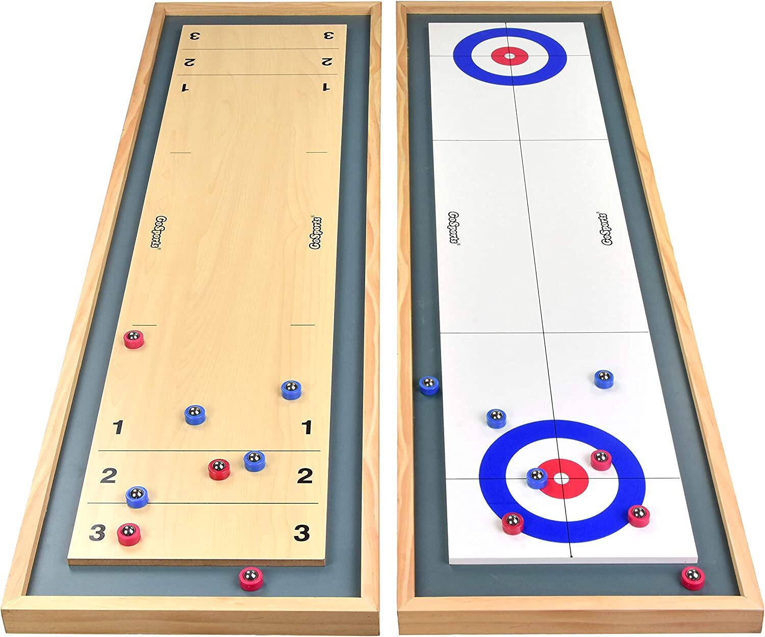 Shuffleboard Curling Tabletop Fun Board Game for Kid Family Game Room Party Gift