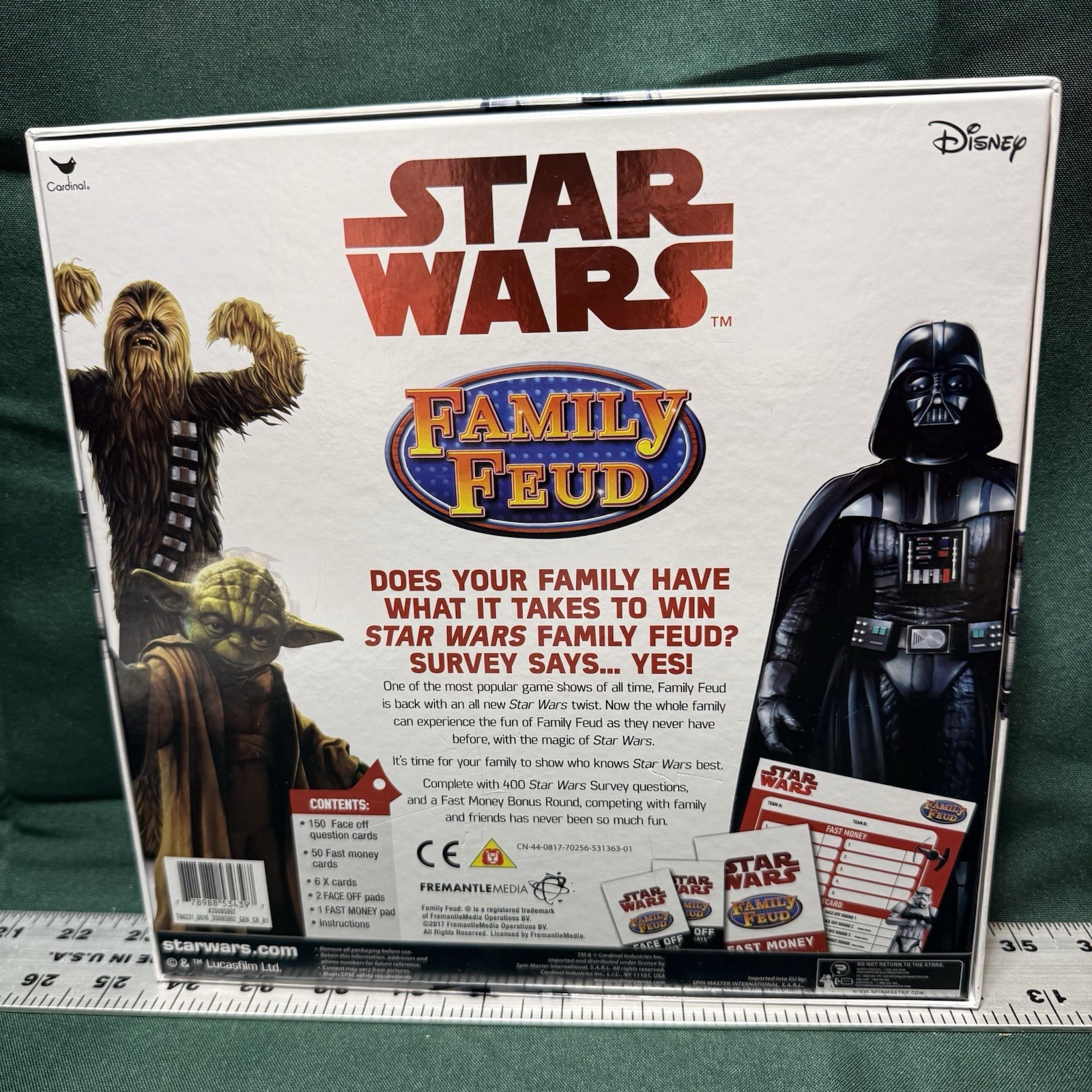 Star Wars Family Feud Board Game Disney Cardinal Star Wars Edition Ships Free