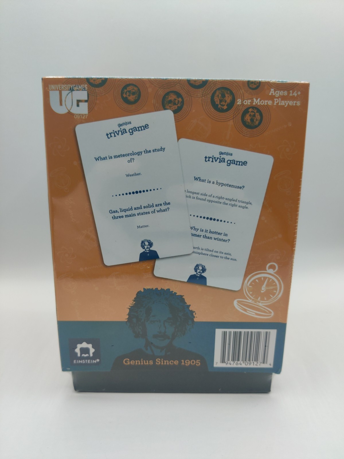 University Games Einstein Genius Trivia Game NEW Ages 14+ 2 Or More Players