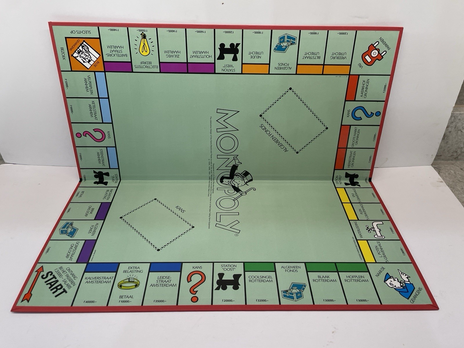 1985 Monopoly Game Dutch 50th Anniversary Version Open Unused Amsterdam