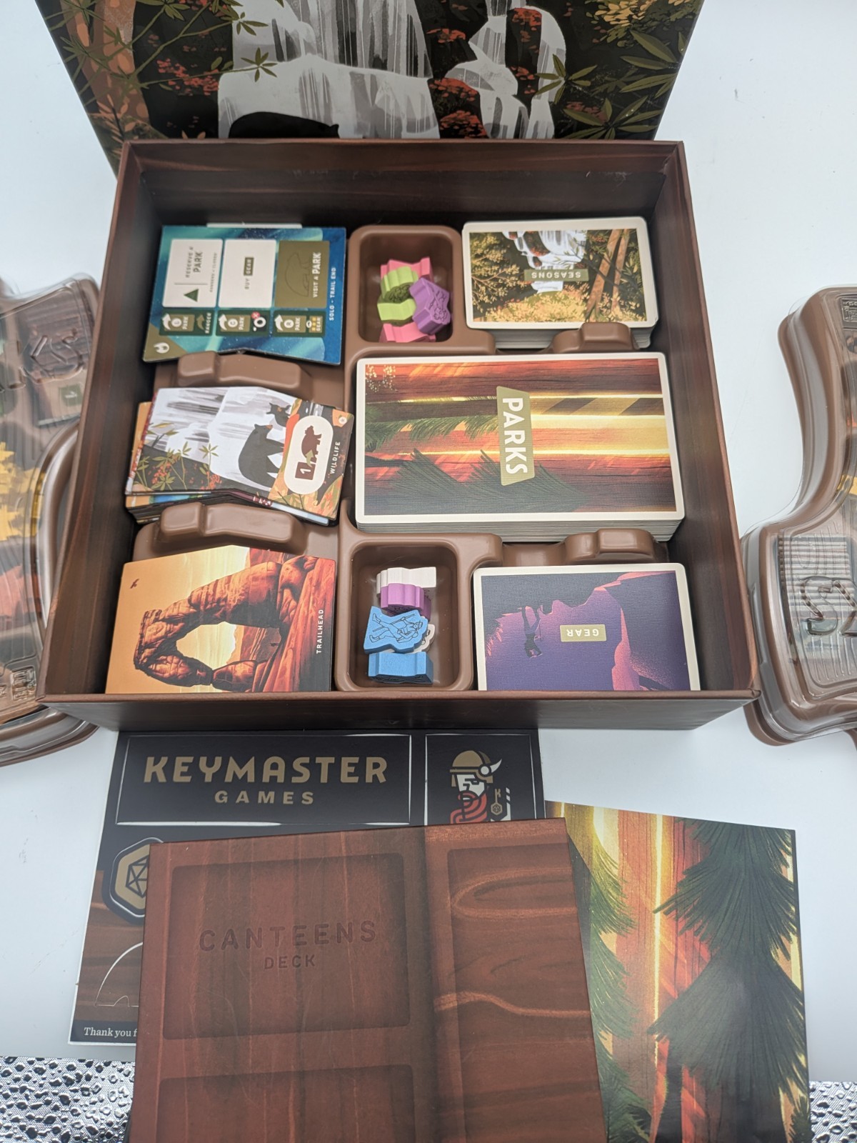 Parks 1st Ed Kickstarter Editio & Nightfall Expansion OOP