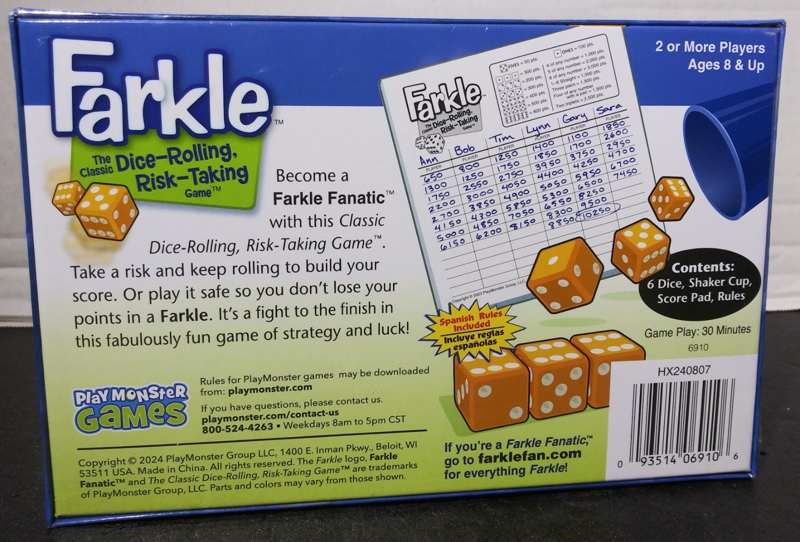 FARKLE The Classic Dice-Rolling Game New Factory Sealed Box