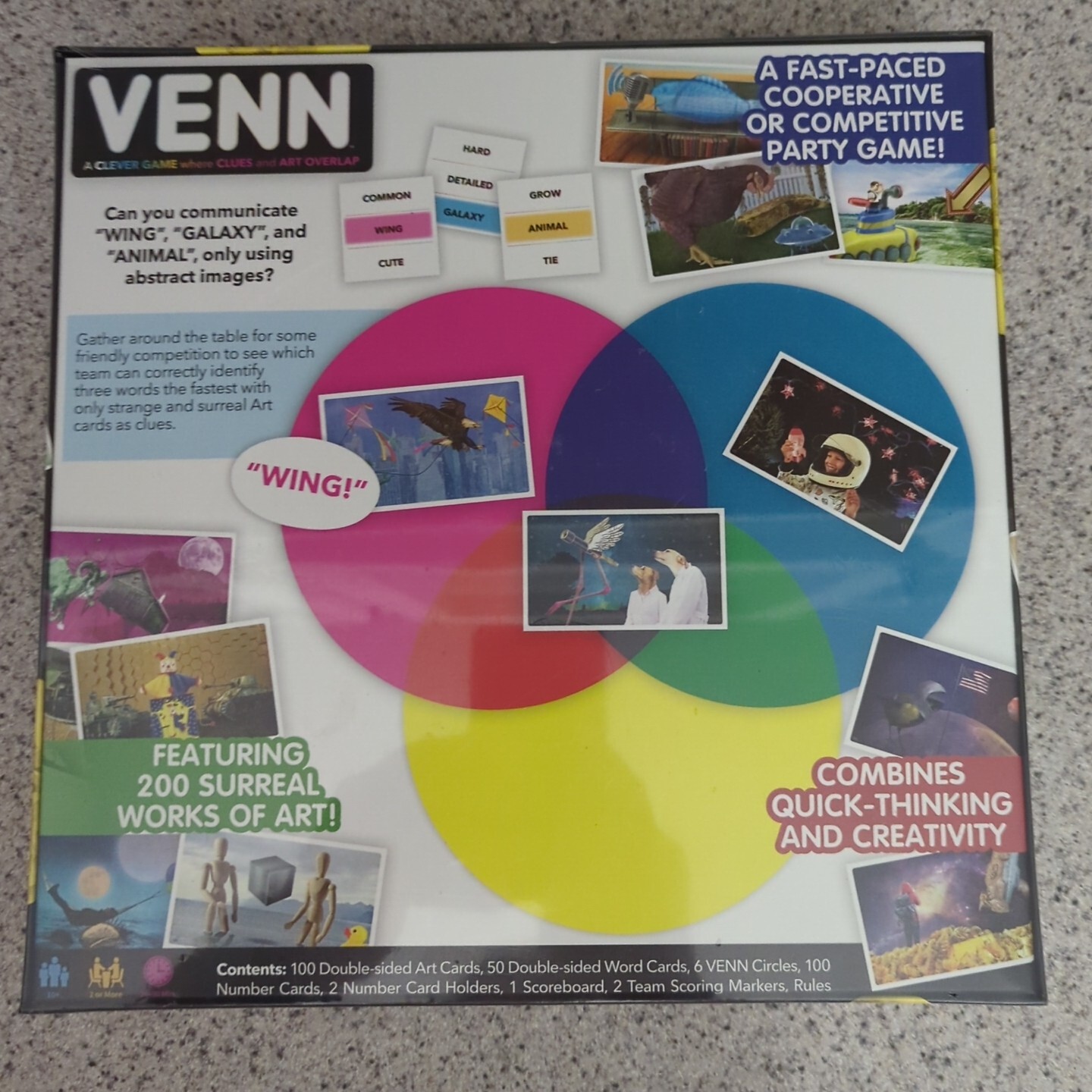 Venn Party Game By The OP Games USAopoly Inc. Brand New/Sealed Free Shipping!