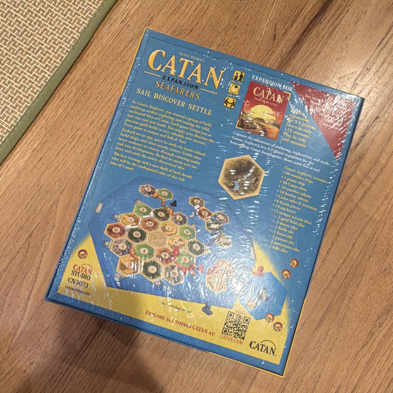 Catan Studio Catan Seafarers Expansion Strategy Board Game Pack Age 10+ CN3073