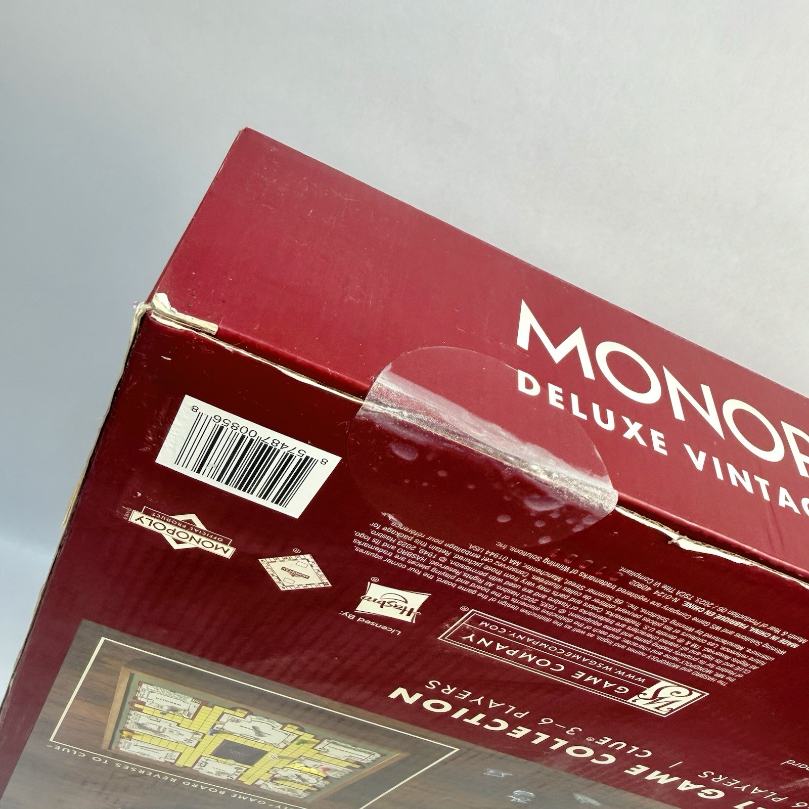 Monopoly & Clue Deluxe Vintage Edition 2-in-1 Wood Cabinet NEW Sealed
