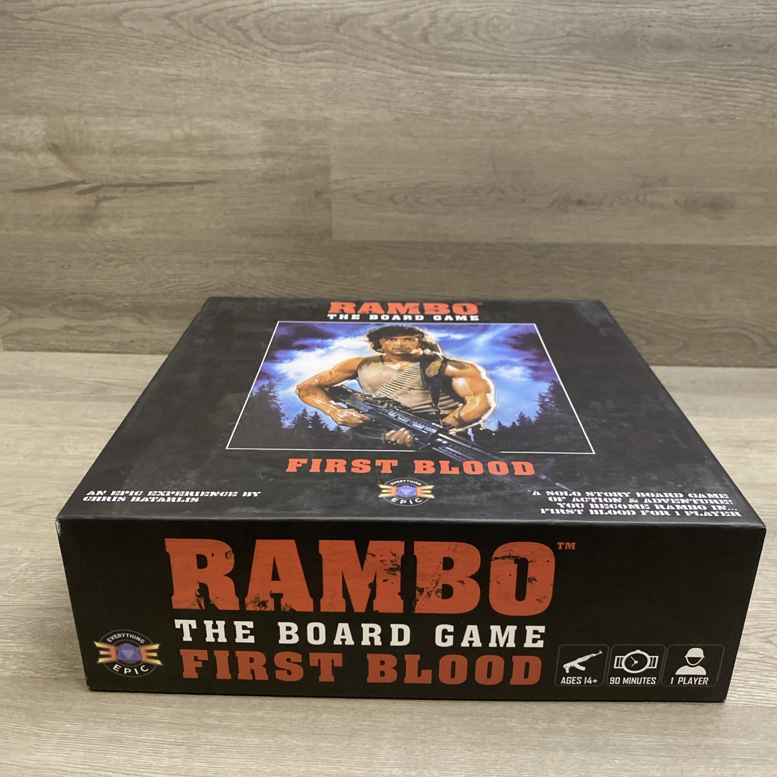 Everything Epic Board Game Rambo – The Board Game – First Blood Box EX/NM