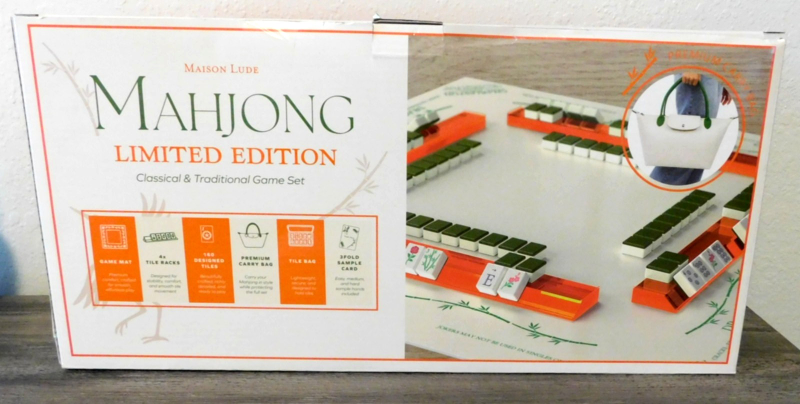 Majong MAISON LUDE Chinoiserie 160 Piece Limited Wildlife Edition Complete! NIB