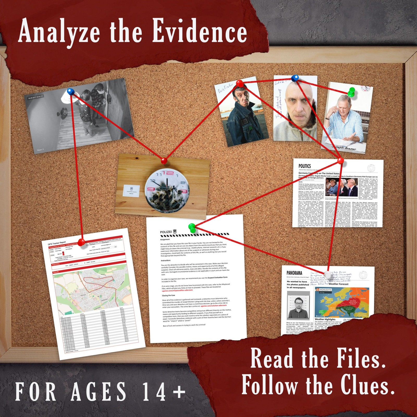 Case Files: Fire in Adlerstein for 1 or More Players Ages 14 and Up