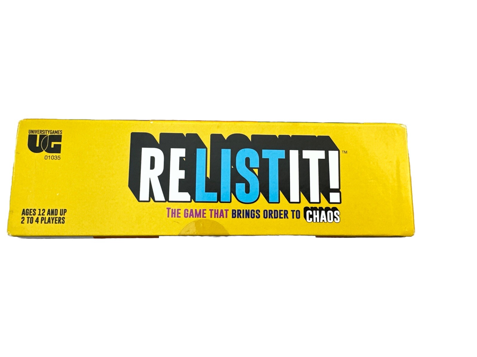 University Games Relist It Family Party Game for Ages 12 and Up, 2 to 4 Player