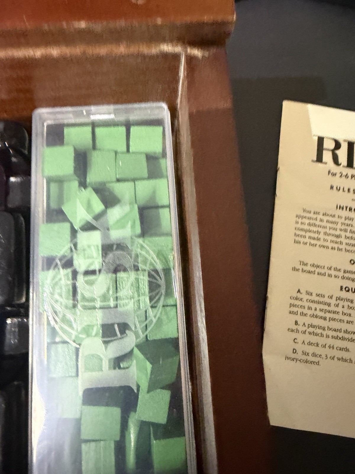 RISK The Classic Game of Global Domination Board Wooden Book Box Parker Brothers