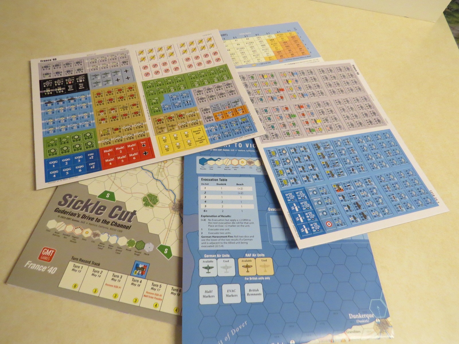 France ’40 – Sickle Cut & Dynamo (2nd Ed) Box-GMT Games Incl Errata Counters