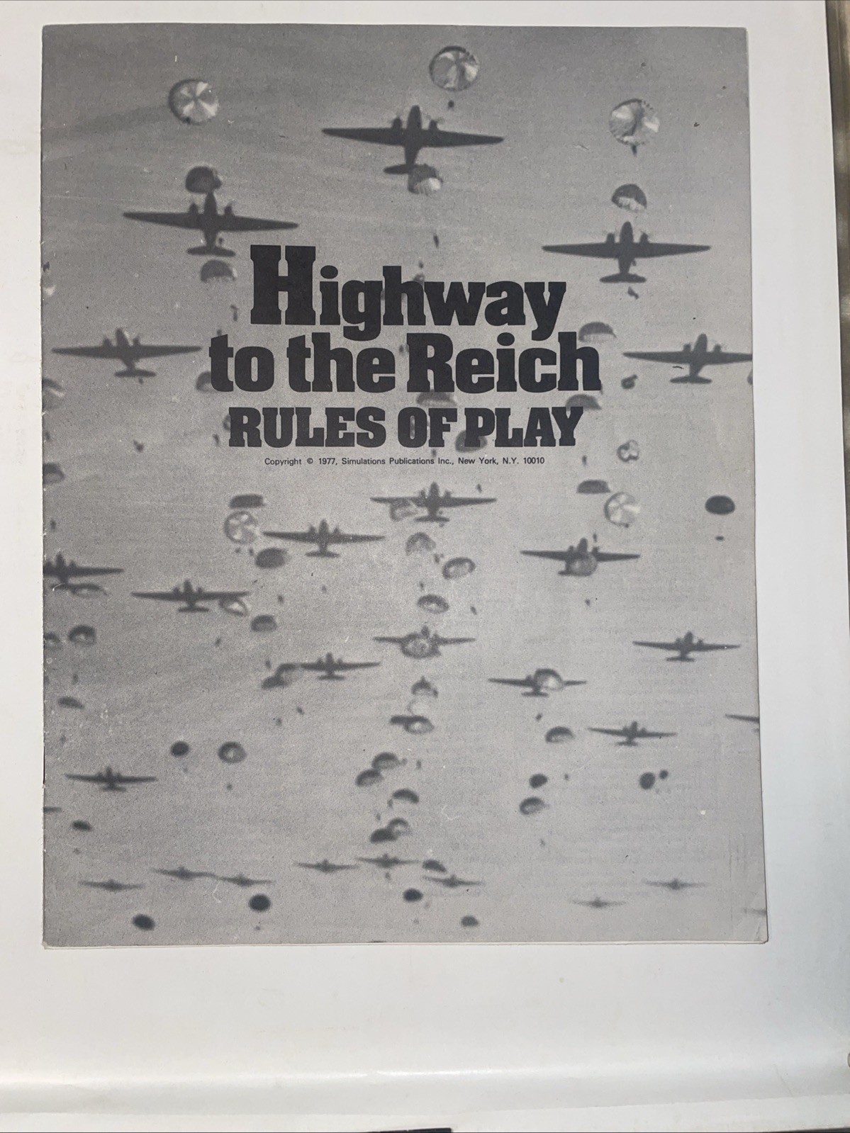 SPI. 1977. Highway to The Reich. Punched. Components In Excellent Condition