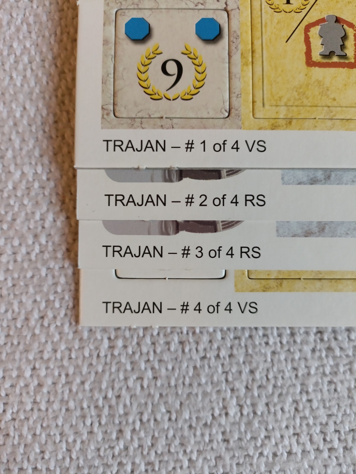 TRAJAN Ancient Rome Strategy Board Game Stefan Feld 2013 New Open Box COMPLETE