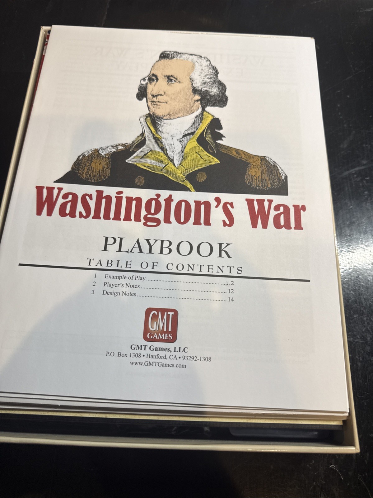 Washington’s War The American Revolution GMT Games Board Game UnPunched Complete