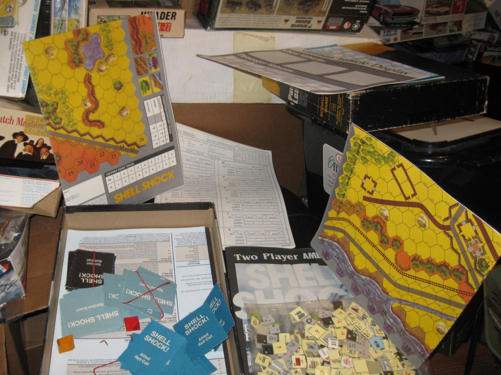 Two Player Ambush! Shell Shock – Victory Games, Inc. from 1990