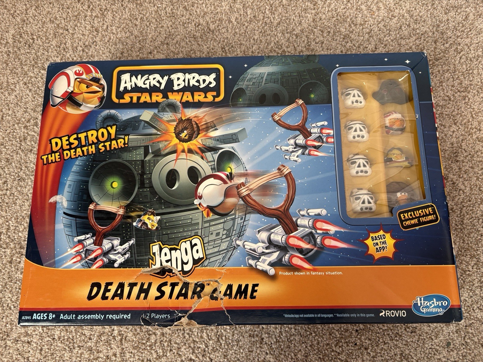 Angry Birds Star Wars Death Star Game Complete Set Hasbro 2012