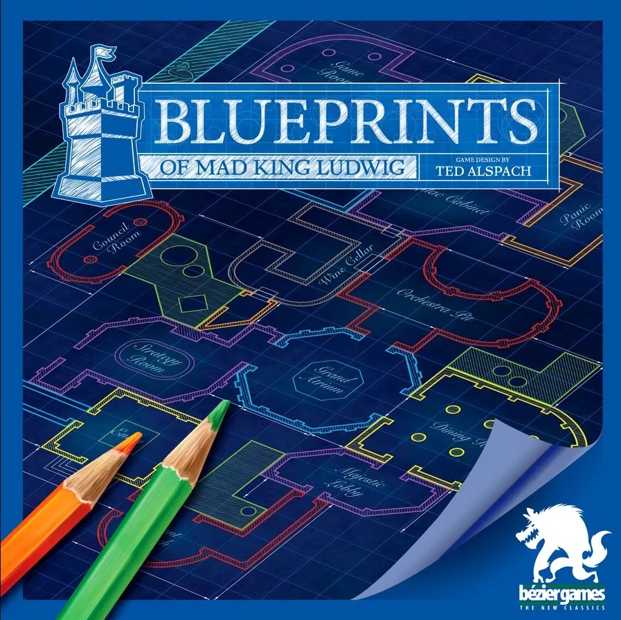 Stonemaier Games Blueprints Of Mad King Ludwig Base Game (English) 2024