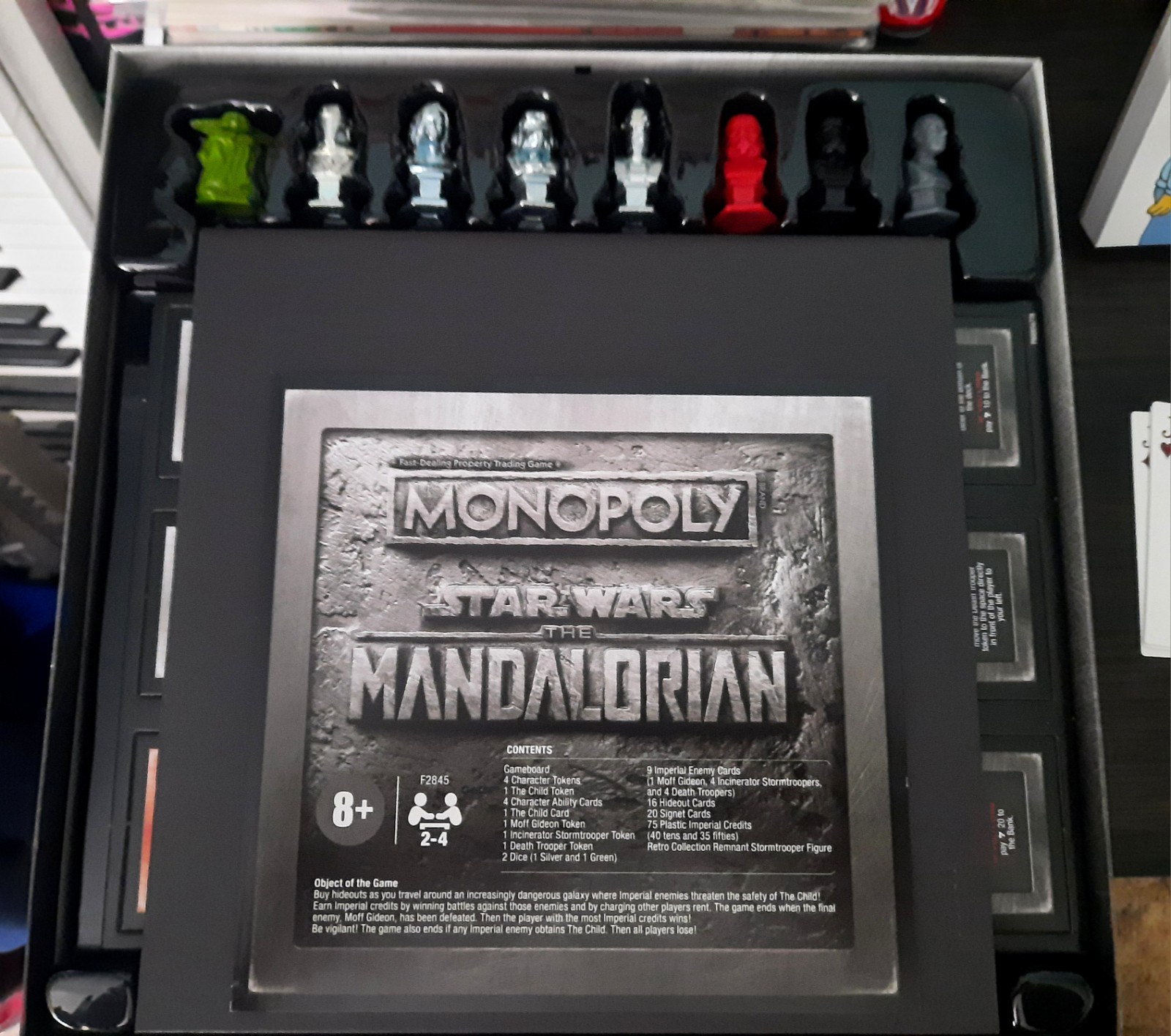 Monopoly Star Wars The Mandalorian Grogu Edition Board Game NO Figure Hasbro