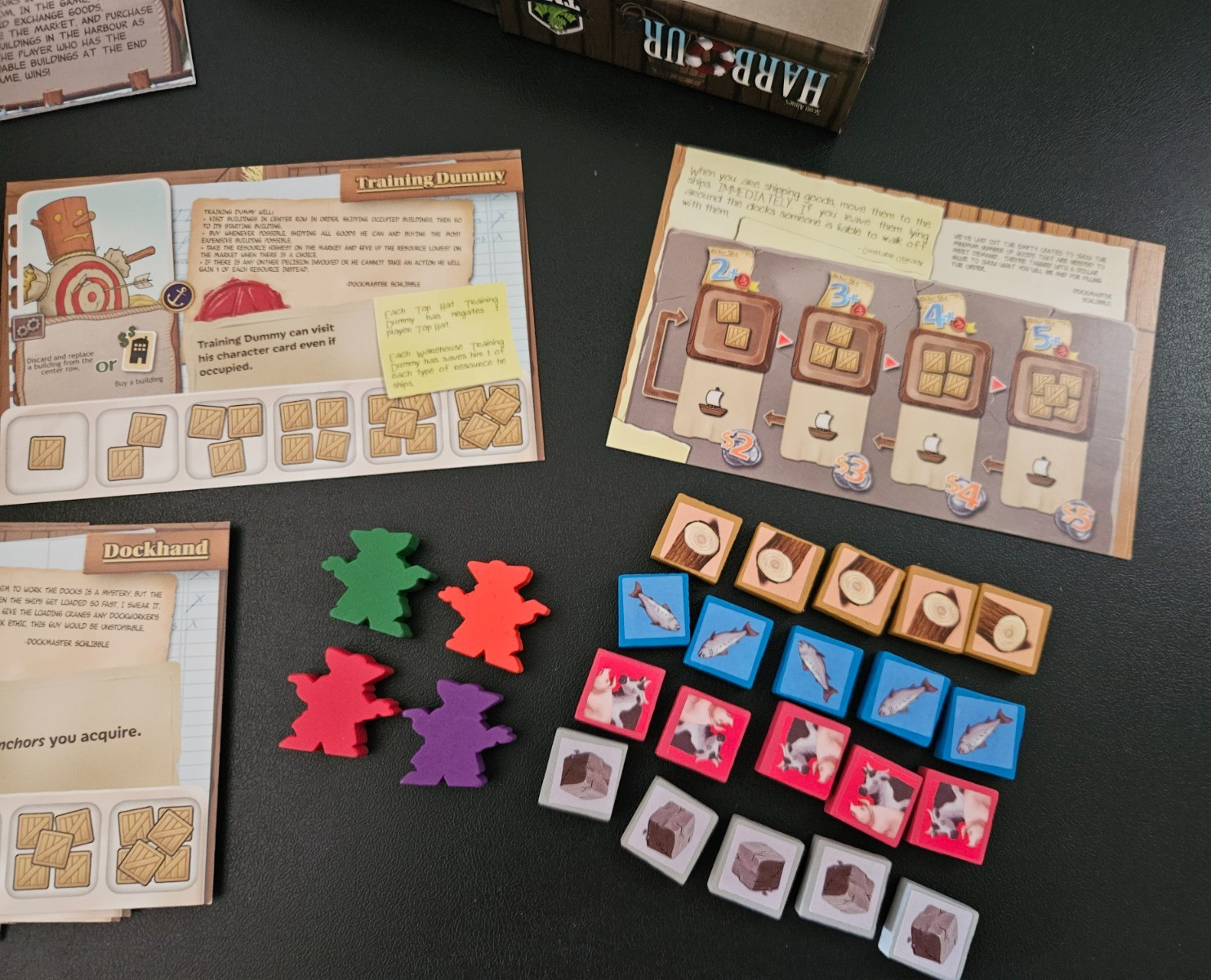 Harbour Board Game Scott Almes Tasty Minstrel Games TMG 1-4 Players Complete