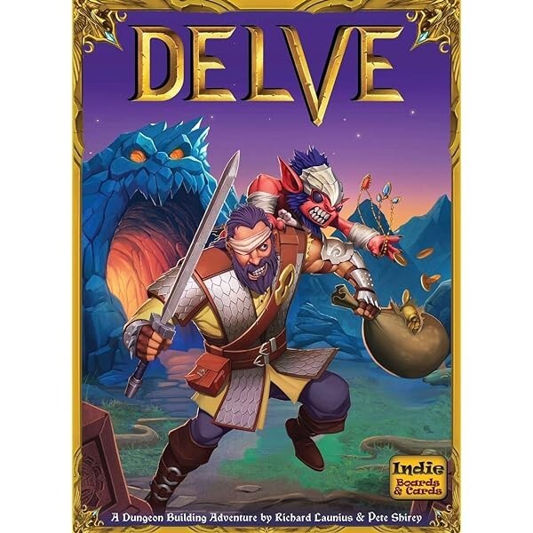 Delve – Board Game from Indie Boards & Cards – Brand New, Factory Sealed