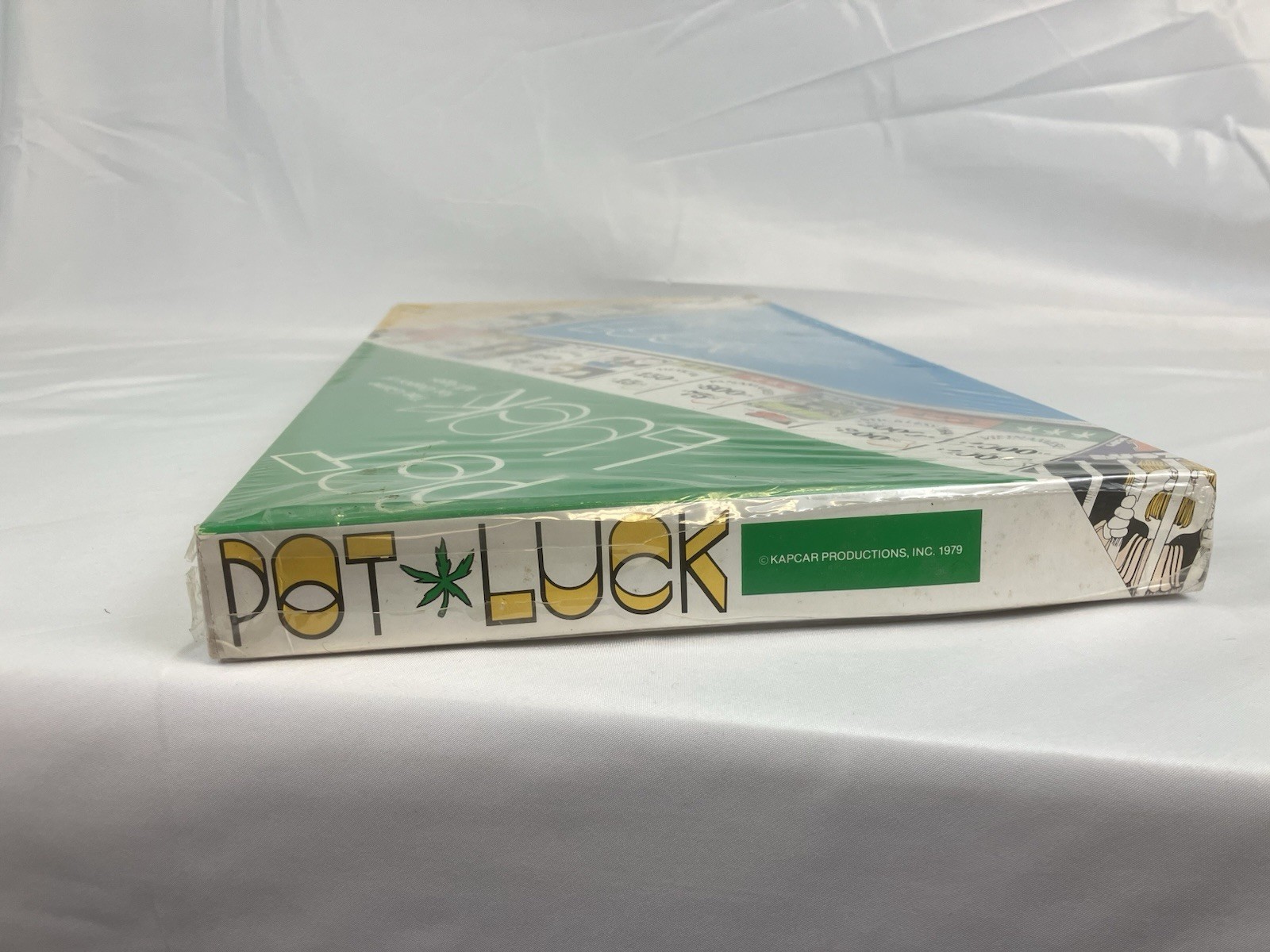 Vintage POT LUCK Board Game 1979 Kapcar Monopoly Cannabis Weed Unused