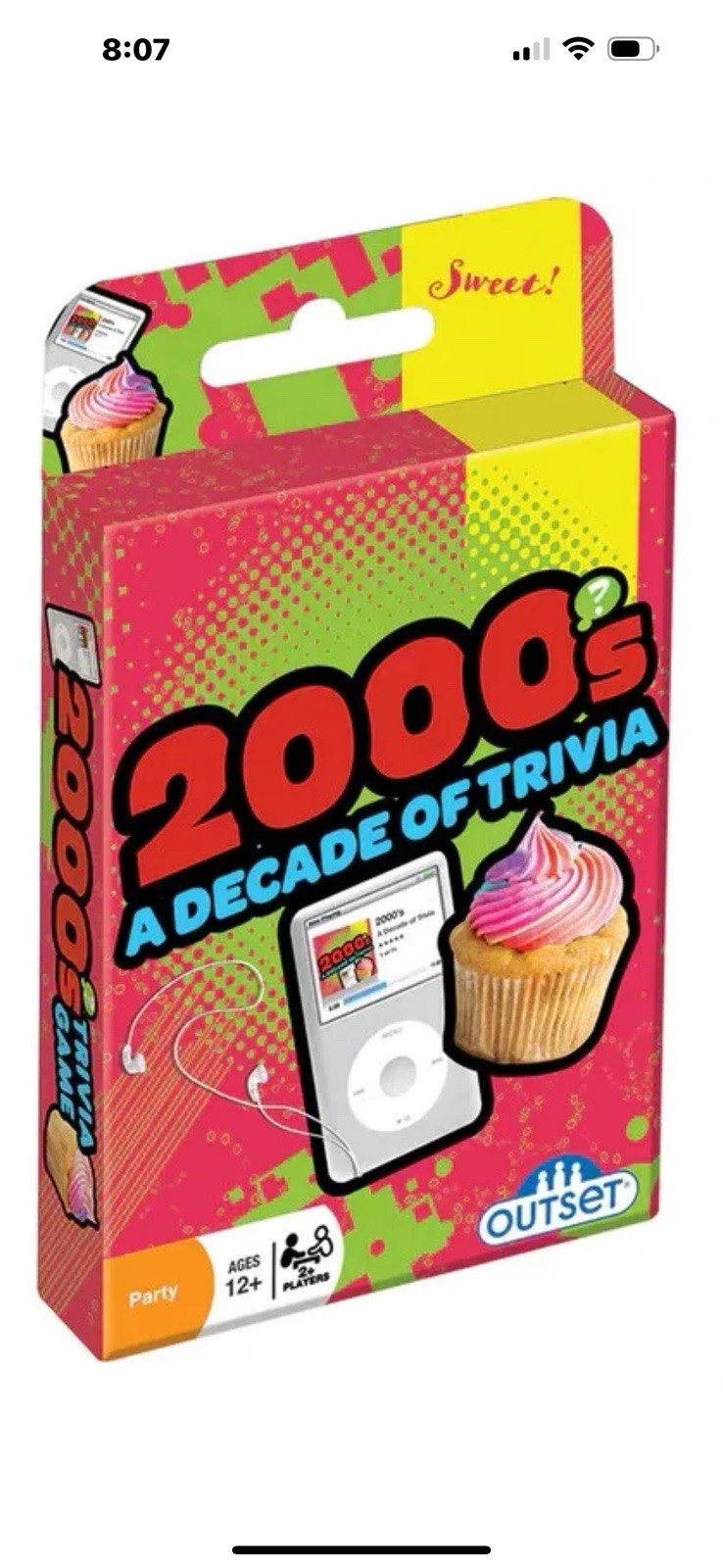 2000’s Trivia Game A Decade Of Trivia Card Game 2019 355 nostalgic trivia ?’s