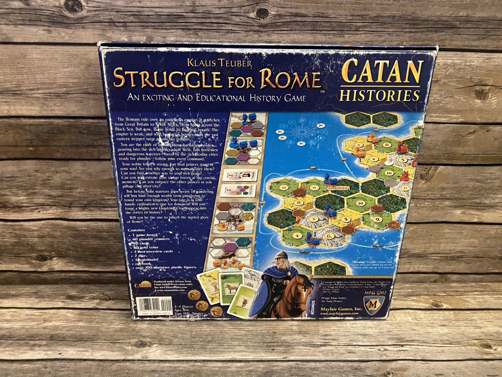 Catan Histories Struggle for Rome COMPLETE Klaus Teuber Mayfair Games 3202