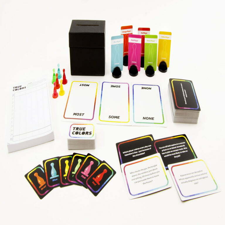 Pressman True Colors Card Games for Ages 13 and up New, Unopened