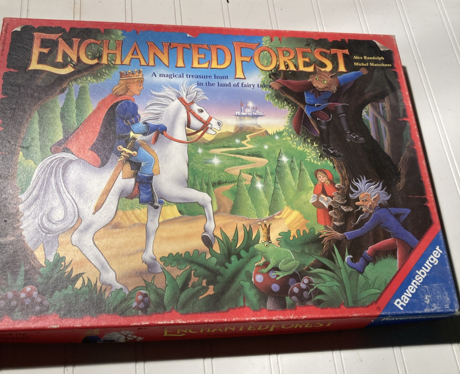 Enchanted Forest Board Game Ravensburger 1994 Vintage Fairy Tale Incomplete