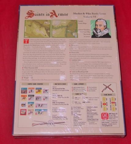 GMT 2012 – Saints in Armor – Musket & Pike Battles Vol. VI Game (SEALED)