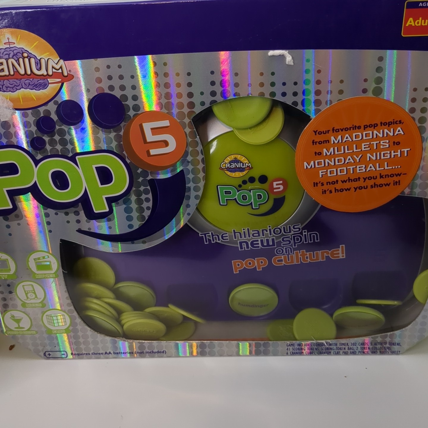 Cranium Pop 5 Adult Pop Culture Console Game 2006 NIB