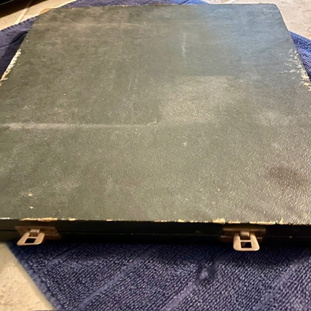 Vintage Three-Layer Poker Dominoes With Spinners in Original Case