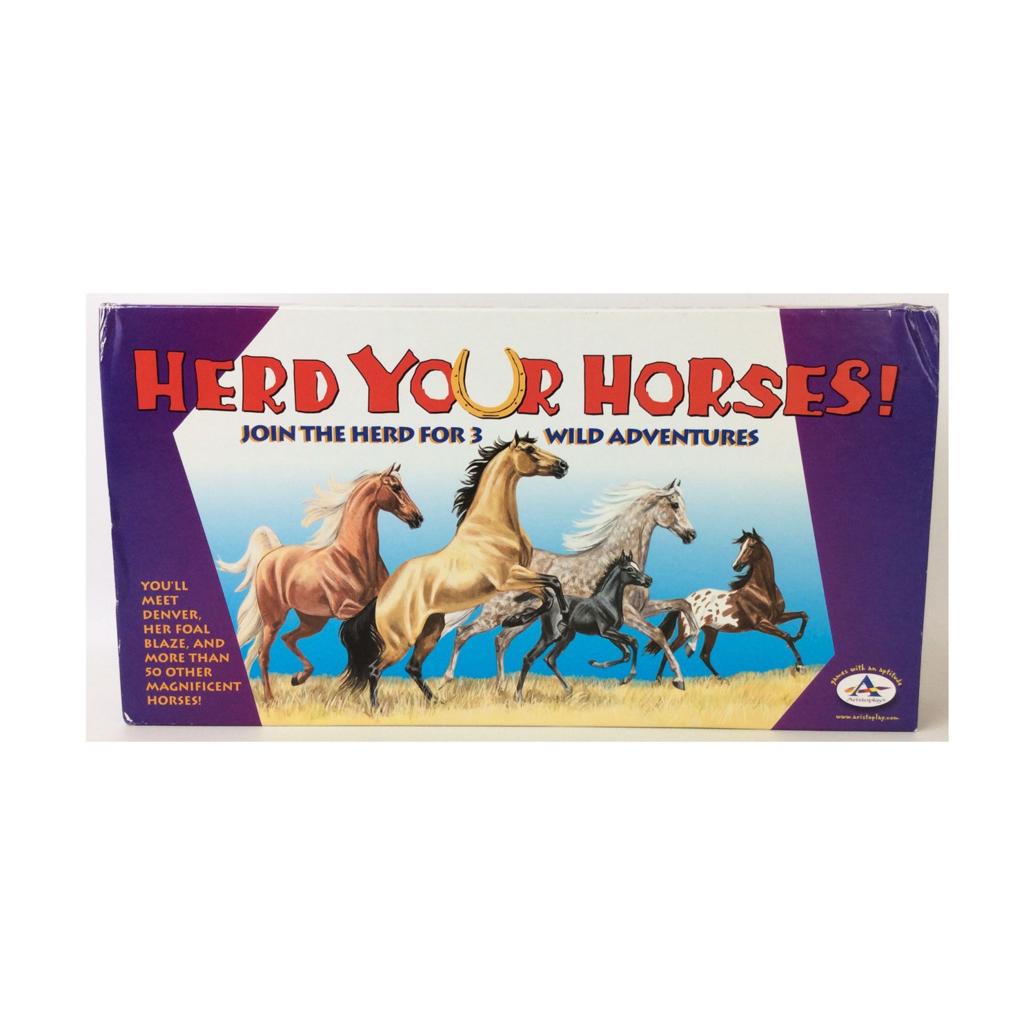Aristoplay Boardgame Herd Your Horses! (2002 Ed) Box Fair/EX