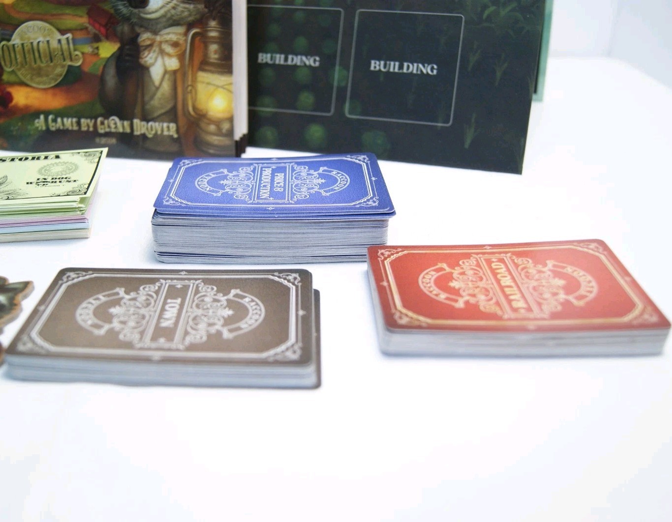 Board Card Game Lot: Raccoon Tycoon & Sunflower Valley