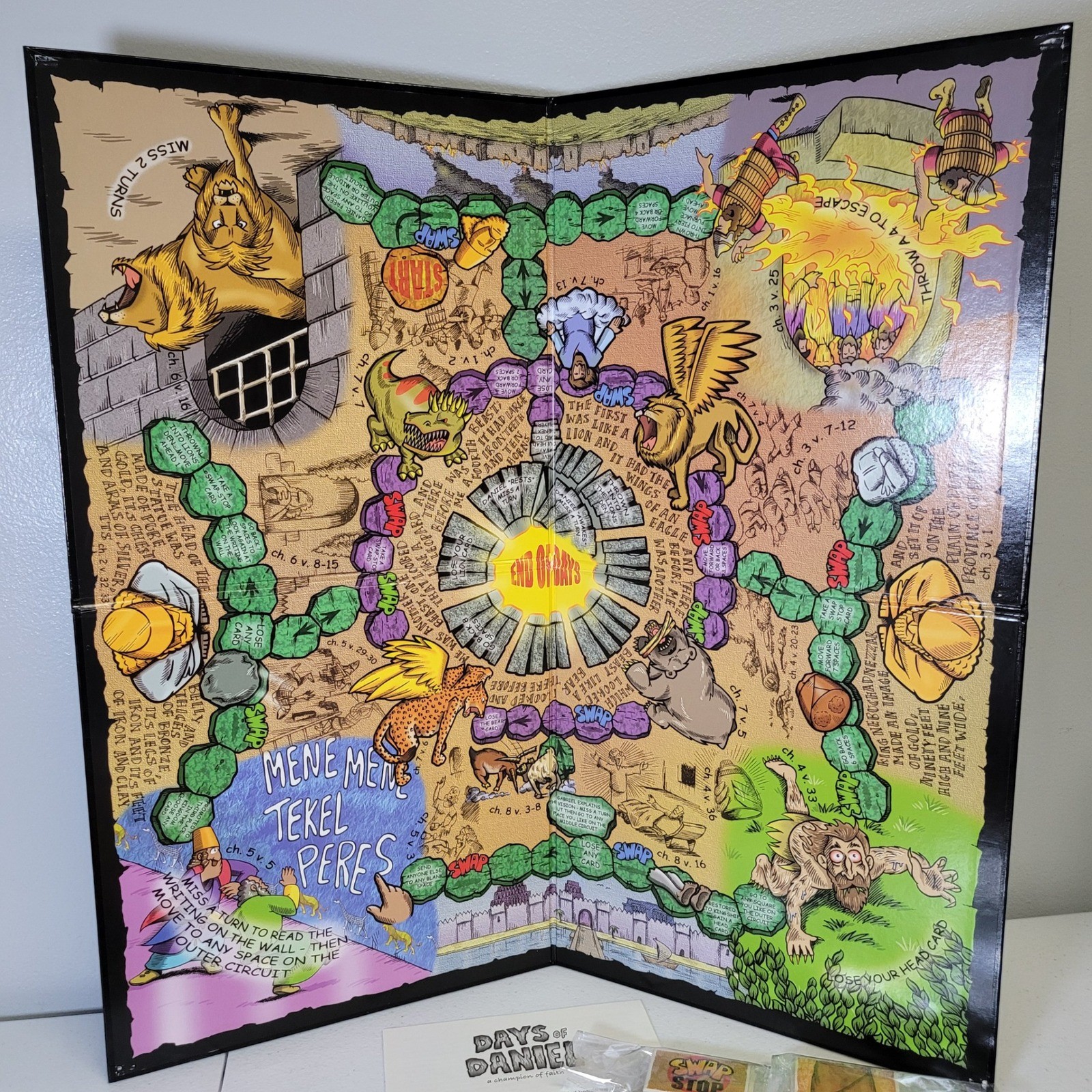 Days of Daniel Bible Board Game Faith Sunday School 2014 Complete