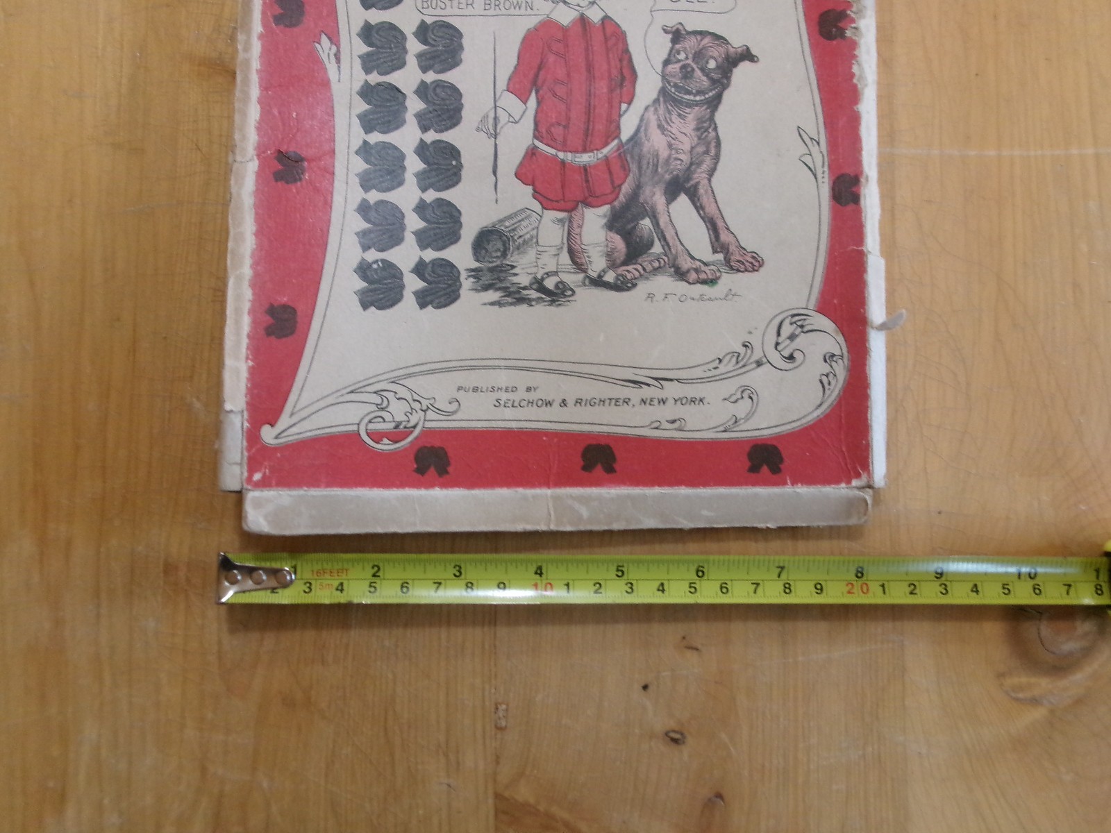 BUSTER BROWN CLOTH NECKTIE PARTY PIN ON GAME by S&R Rare Complete