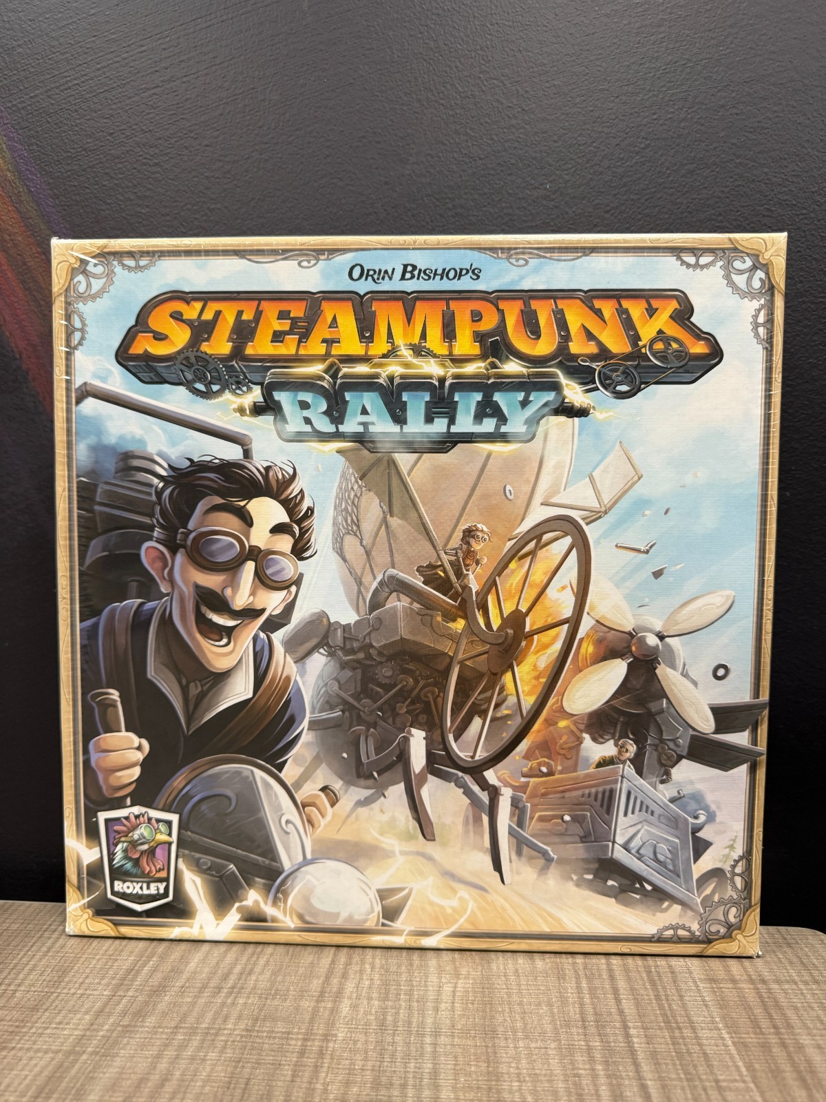 *NEW IN SHRINK WRAP, FREE US SHIPPING* Steampunk Rally board game, from Roxley