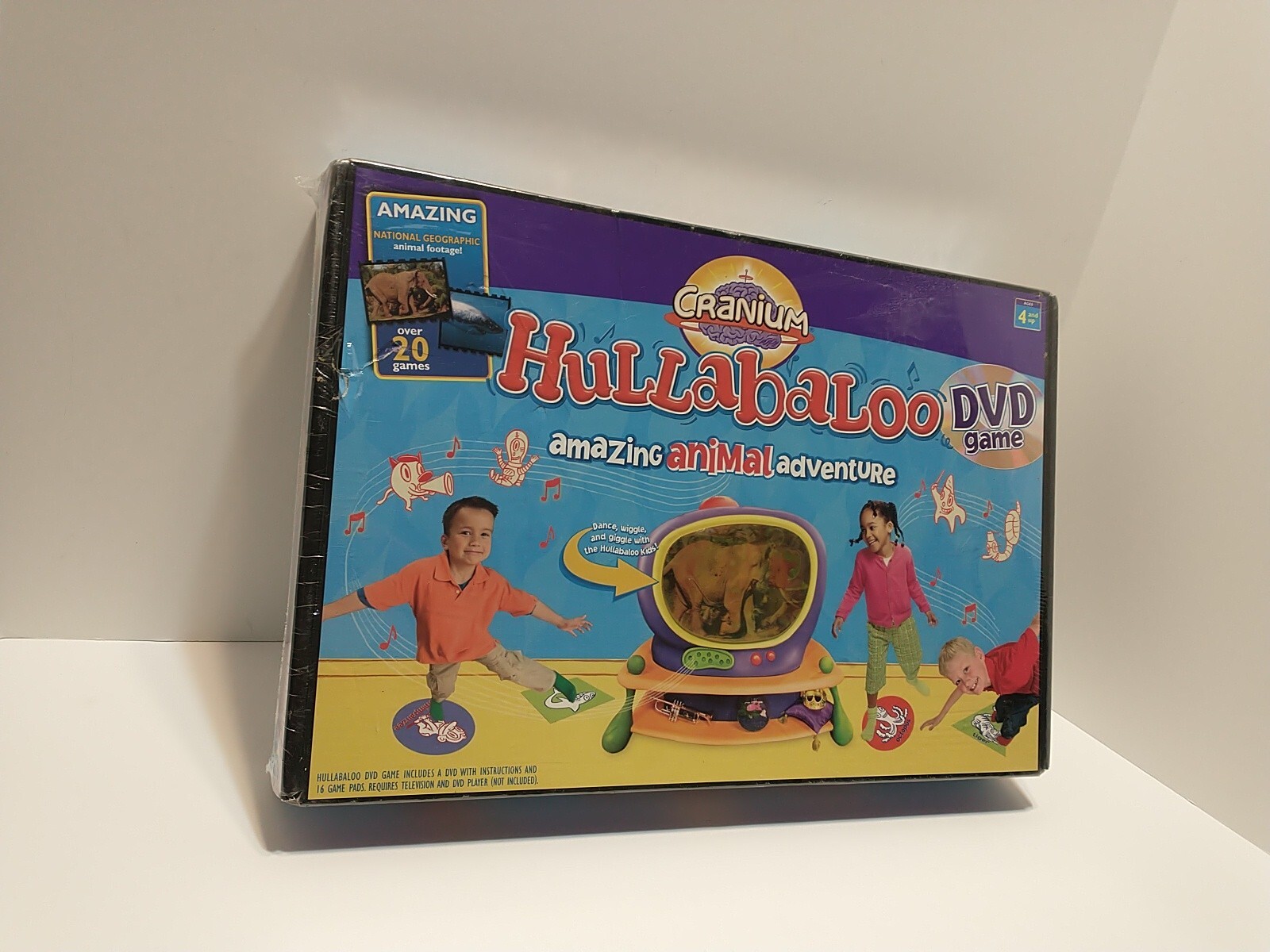 Cranium Hullabaloo Dance DVD Game Amazing Animal Adventure 4 and up New Sealed