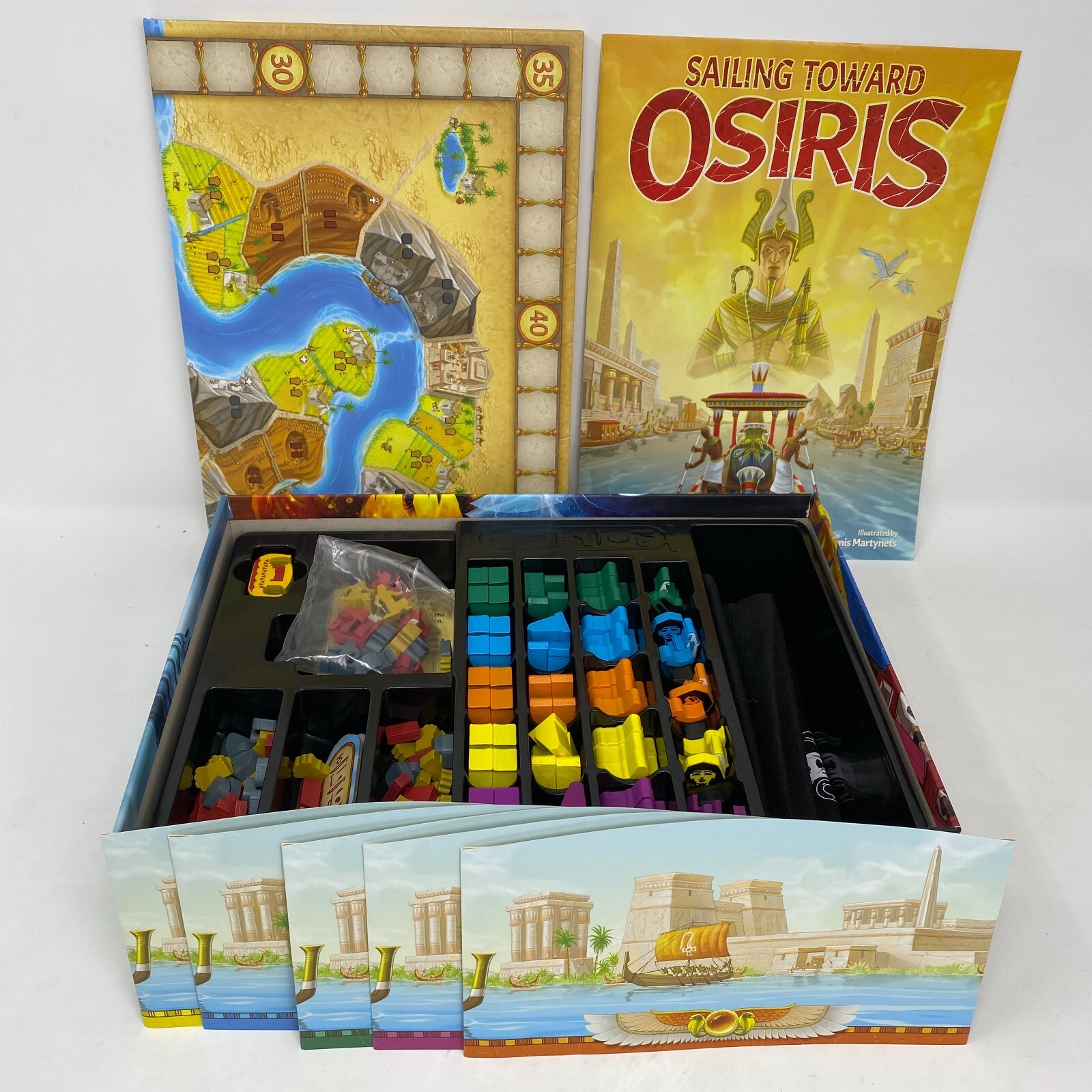 2018 Sailing Toward Osiris Strategy Board Game Daily Magic Games COMPLETE