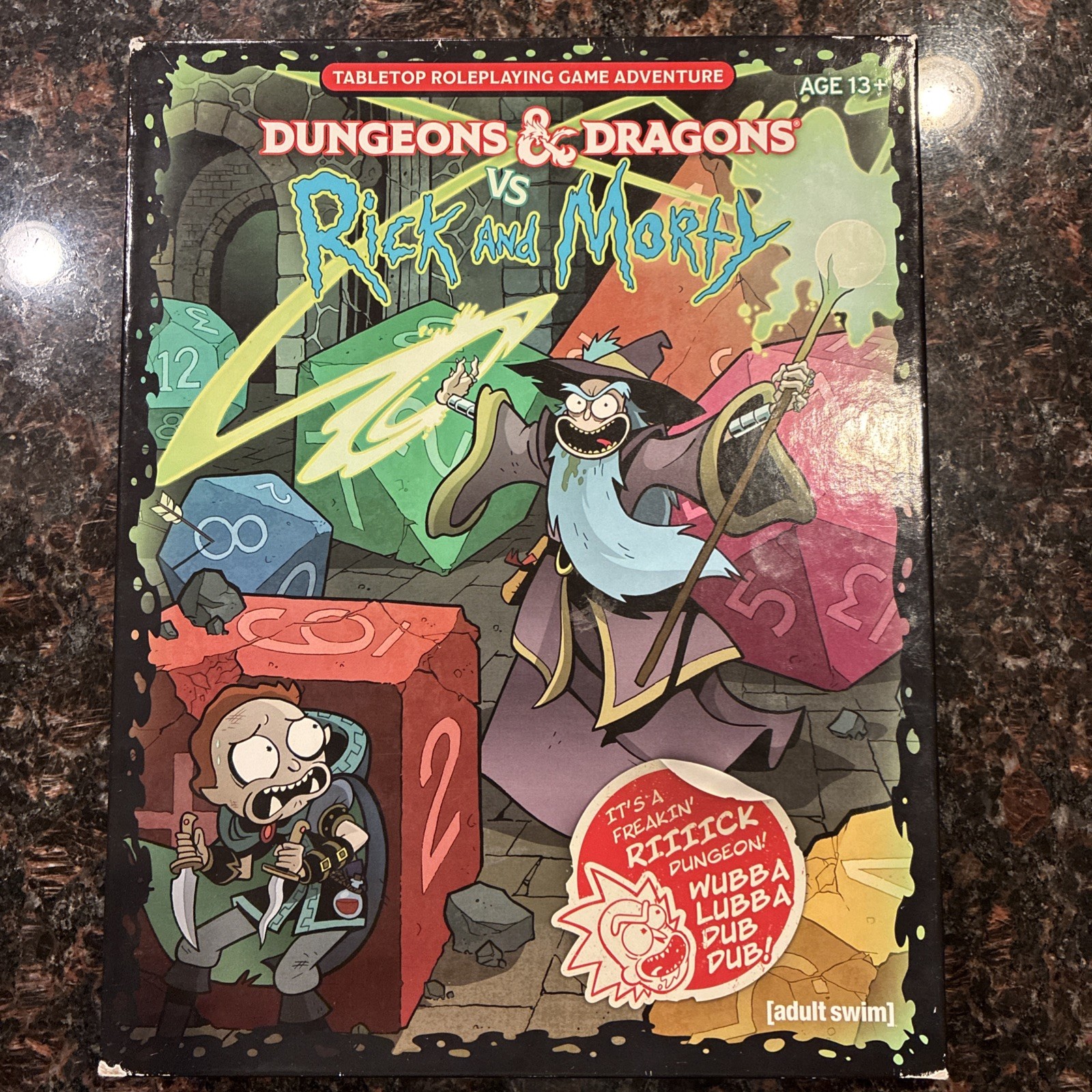 Dungeons And Dragons VS Rick And Morty D&D Tabletop Role Playing Game *No Dice